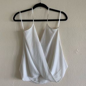 White halter top